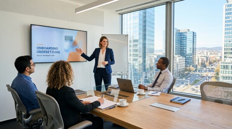 onboarding übersetzung